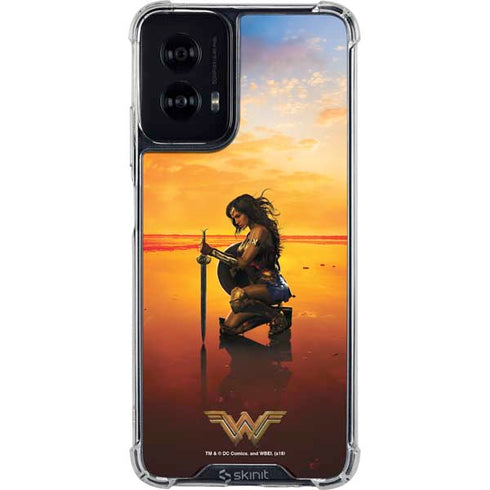 DC Comics Wonder Woman Character Movie Poster Moto G Power 5G (2024) Clear Case