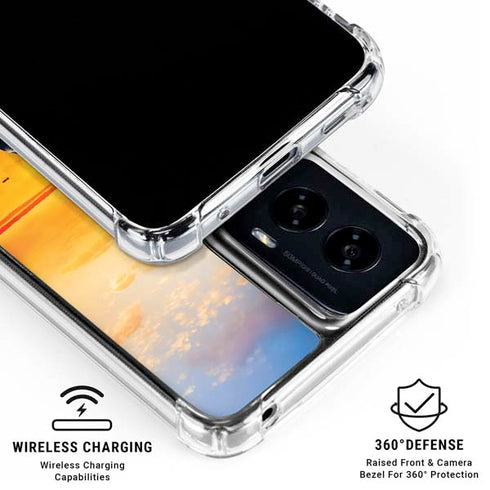 DC Comics Wonder Woman Character Movie Poster Moto G Power 5G (2024) Clear Case