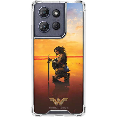 DC Comics Wonder Woman Character Movie Poster Moto G Power 5G (2025) Clear Case