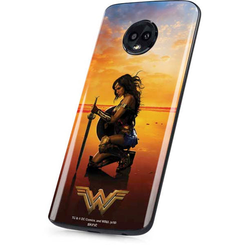 DC Comics Wonder Woman Character Movie Poster Moto G6 Skin