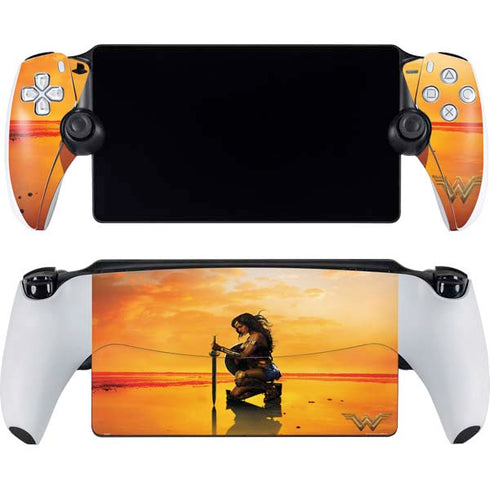 DC Comics Wonder Woman Character Movie Poster PlayStation Portal Remote Player Skin