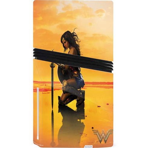 DC Comics Wonder Woman Character Movie Poster PS5 Pro Disk Bundle Skin