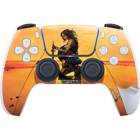 DC Comics Wonder Woman Character Movie Poster PS5 Pro Disk Bundle Skin