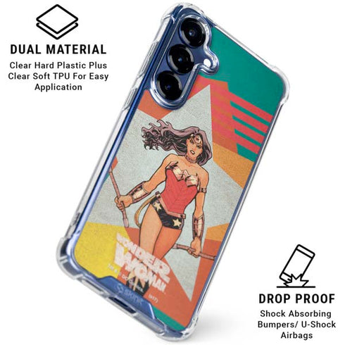 DC Comics Wonder Woman New 52 Comic Cover #23 Art By Cliff Chiang Galaxy S25 Plus Clear Case