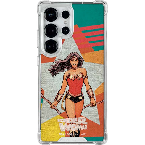 DC Comics Wonder Woman New 52 Comic Cover #23 Art By Cliff Chiang Galaxy S25 Ultra Clear Case