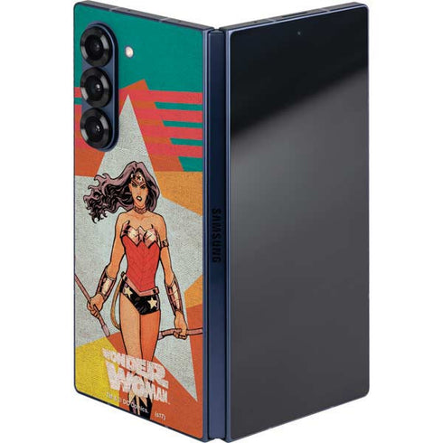 DC Comics Wonder Woman New 52 Comic Cover #23 Art By Cliff Chiang Galaxy Z Fold6 Skin