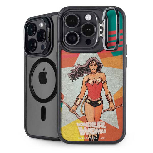 DC Comics Wonder Woman New 52 Comic Cover #23 Art By Cliff Chiang iPhone 14 Pro Kickstand Case