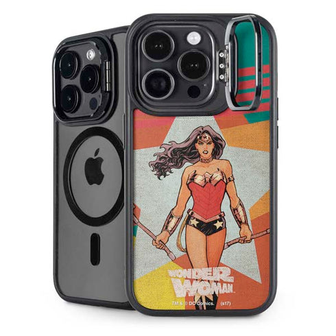 DC Comics Wonder Woman New 52 Comic Cover #23 Art By Cliff Chiang iPhone 14 Pro Max Kickstand Case