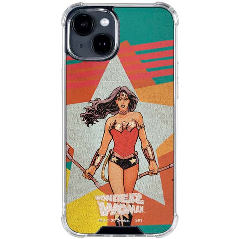 DC Comics Wonder Woman New 52 Comic Cover #23 Art By Cliff Chiang iPhone 15 Clear Case