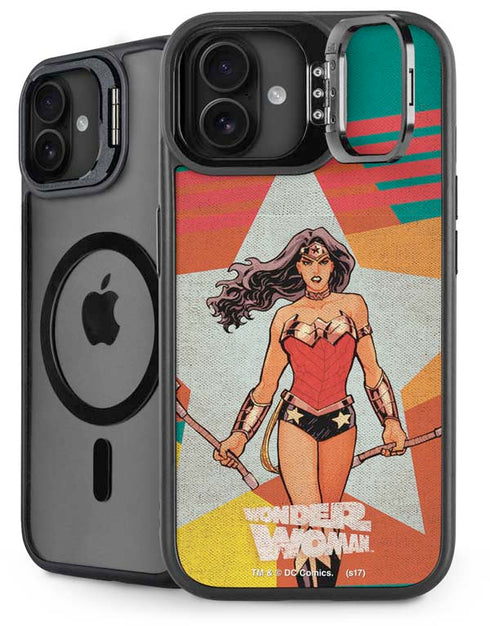 DC Comics Wonder Woman New 52 Comic Cover #23 Art By Cliff Chiang iPhone 16 Plus Kickstand Case