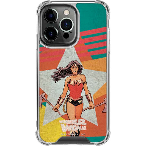 DC Comics Wonder Woman New 52 Comic Cover #23 Art By Cliff Chiang iPhone 16 Pro Clear Case