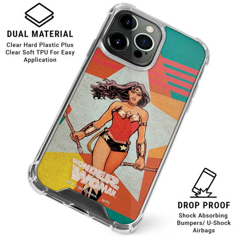 DC Comics Wonder Woman New 52 Comic Cover #23 Art By Cliff Chiang iPhone 16 Pro Clear Case