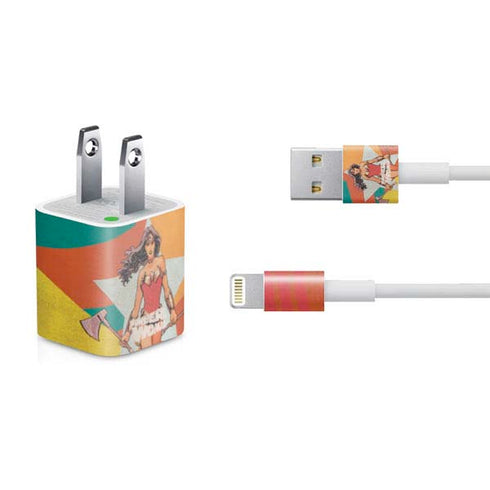 DC Comics Wonder Woman New 52 Comic Cover #23 Art By Cliff Chiang iPhone Charger (5W USB) Skin