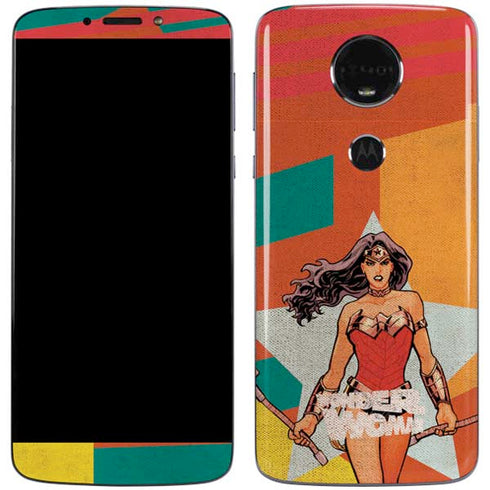 DC Comics Wonder Woman New 52 Comic Cover #23 Art By Cliff Chiang Moto E5 Plus Skin