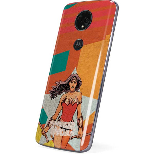 DC Comics Wonder Woman New 52 Comic Cover #23 Art By Cliff Chiang Moto E5 Plus Skin