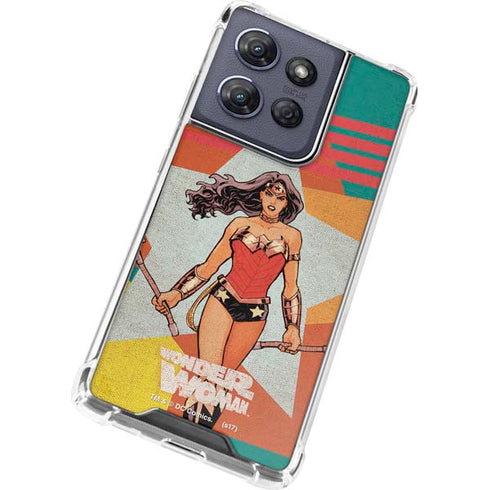 DC Comics Wonder Woman New 52 Comic Cover #23 Art By Cliff Chiang Moto G 5G (2025) Clear Case