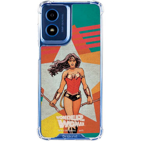 DC Comics Wonder Woman New 52 Comic Cover #23 Art By Cliff Chiang Moto G 5G (2024) Clear Case