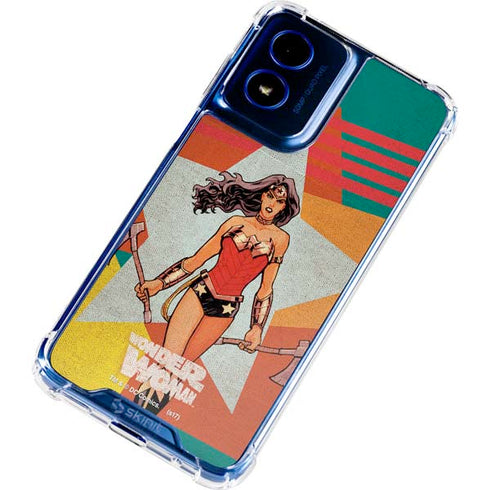 DC Comics Wonder Woman New 52 Comic Cover #23 Art By Cliff Chiang Moto G 5G (2024) Clear Case