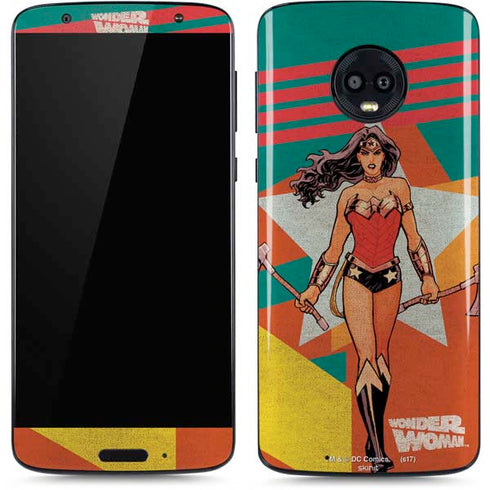 DC Comics Wonder Woman New 52 Comic Cover #23 Art By Cliff Chiang Moto G6 Skin