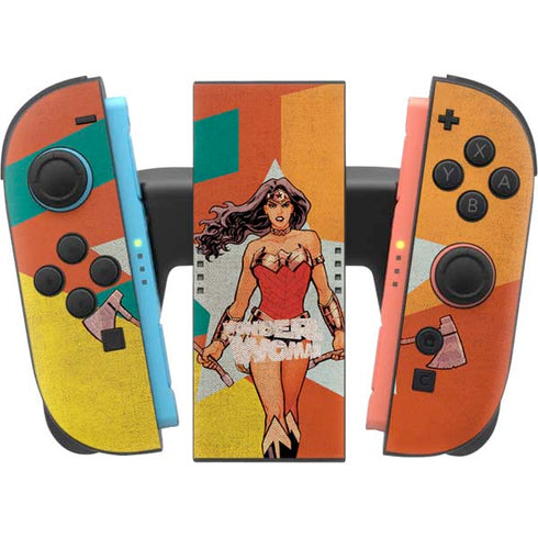 DC Comics Wonder Woman New 52 Comic Cover #23 Art By Cliff Chiang Nintendo Switch 2 (2025) Joy-Con Controller Skin