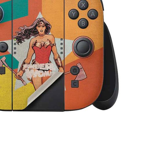 DC Comics Wonder Woman New 52 Comic Cover #23 Art By Cliff Chiang Nintendo Switch 2 (2025) Joy-Con Controller Skin