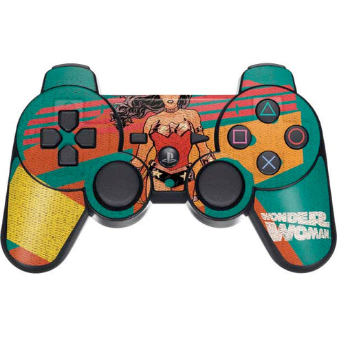 DC Comics Wonder Woman New 52 Comic Cover #23 Art By Cliff Chiang PS3 Dual Shock wireless controller Skin