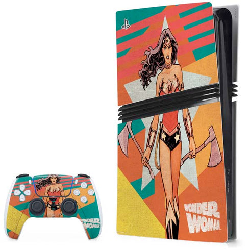 DC Comics Wonder Woman New 52 Comic Cover #23 Art By Cliff Chiang PS5 Pro Bundle Skin
