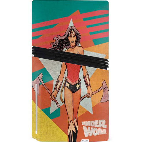 DC Comics Wonder Woman New 52 Comic Cover #23 Art By Cliff Chiang PS5 Pro Disk Bundle Skin
