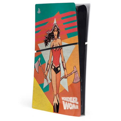 DC Comics Wonder Woman New 52 Comic Cover #23 Art By Cliff Chiang PS5 Slim Digital Edition Console Skin