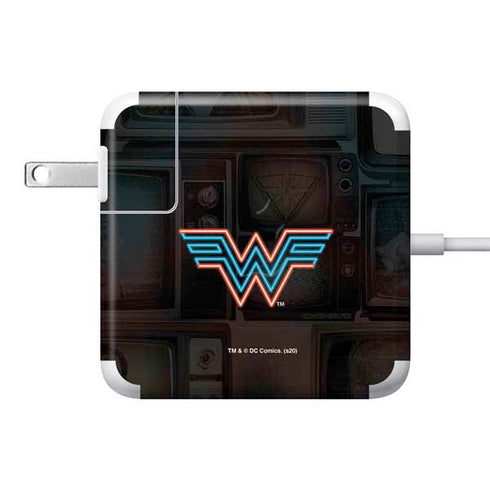 Wonder Woman 1984 (2020) Neon Logo 85W Power Adapter (15 and 17 inch MacBook Pro Charger) Skin