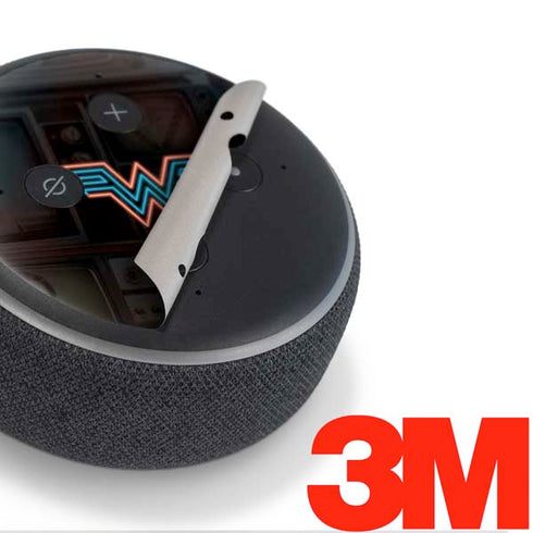Wonder Woman 1984 (2020) Neon Logo Amazon Echo Dot Skin