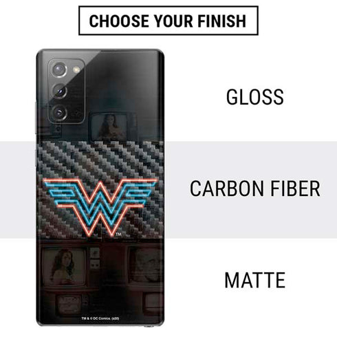 Wonder Woman 1984 (2020) Neon Logo Galaxy Note20 5G Skin