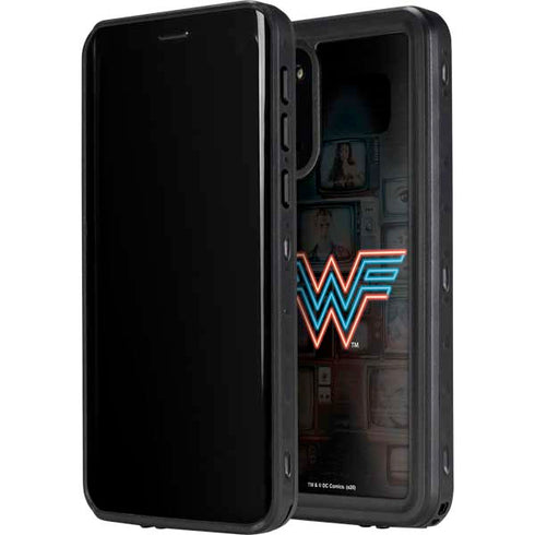 Wonder Woman 1984 (2020) Neon Logo Galaxy S20 Waterproof Case