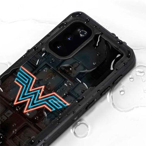 Wonder Woman 1984 (2020) Neon Logo Galaxy S20 Waterproof Case