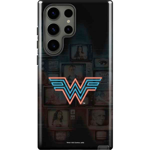 Wonder Woman 1984 (2020) Neon Logo Galaxy S23 Ultra Pro Case