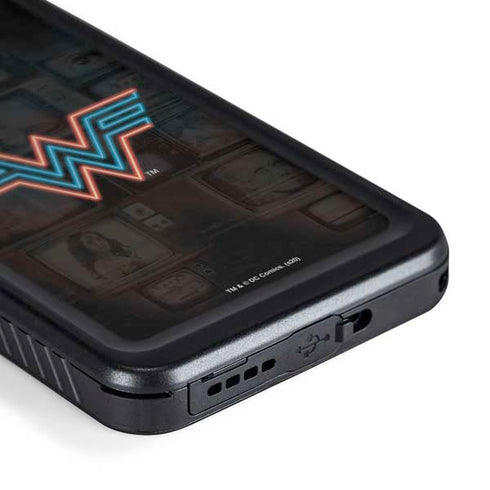 Wonder Woman 1984 (2020) Neon Logo Galaxy S24 Plus Waterproof Case