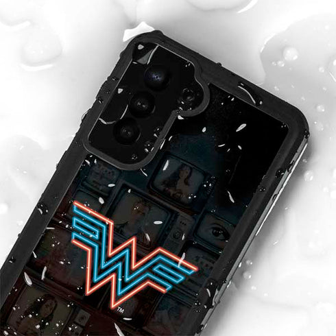Wonder Woman 1984 (2020) Neon Logo Galaxy S24 Plus Waterproof Case