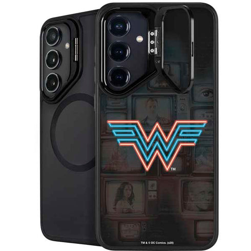 Wonder Woman 1984 (2020) Neon Logo Galaxy S26 Kickstand Case