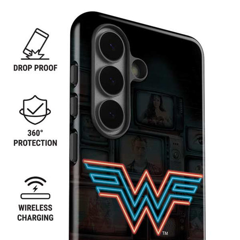 Wonder Woman 1984 (2020) Neon Logo Galaxy S26 Plus Impact Case