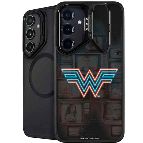Wonder Woman 1984 (2020) Neon Logo Galaxy S26 Plus Kickstand Case
