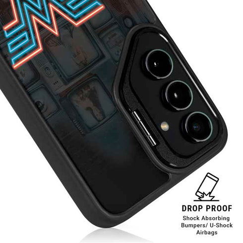 Wonder Woman 1984 (2020) Neon Logo Galaxy S26 Plus Kickstand Case