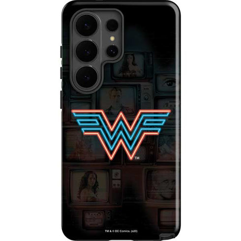Wonder Woman 1984 (2020) Neon Logo Galaxy S26 Ultra Impact Case