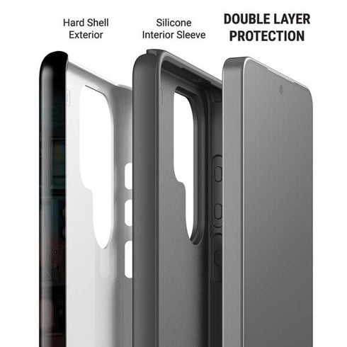 Wonder Woman 1984 (2020) Neon Logo Galaxy S26 Ultra Impact Case