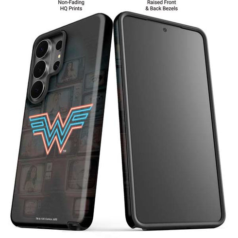 Wonder Woman 1984 (2020) Neon Logo Galaxy S26 Ultra Impact Case