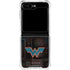 Wonder Woman 1984 (2020) Neon Logo Galaxy Z Flip6 Clear Case
