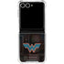 Wonder Woman 1984 (2020) Neon Logo Galaxy Z Flip7 Clear Case