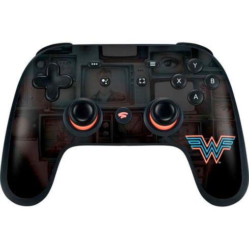 Wonder Woman 1984 (2020) Neon Logo Google Stadia Controller Skin