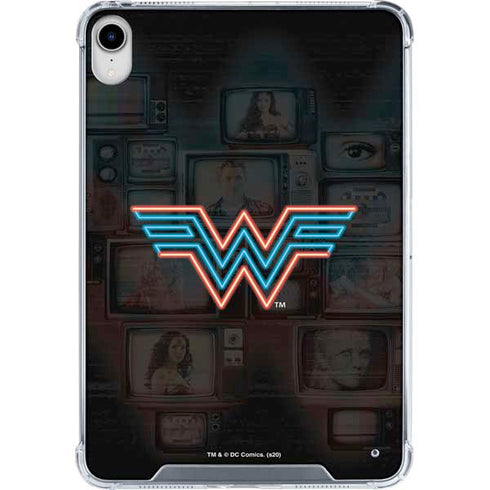Wonder Woman 1984 (2020) Neon Logo iPad 11th Gen (2025) Clear Case