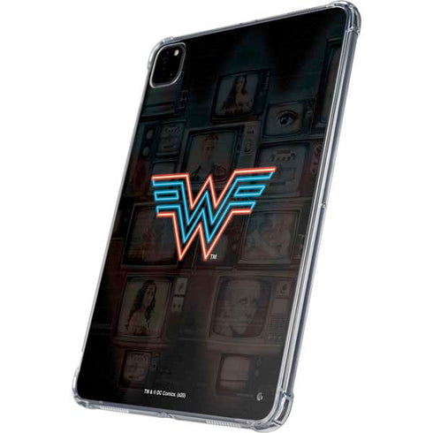 Wonder Woman 1984 (2020) Neon Logo iPad Pro 11in (2024) Clear Case