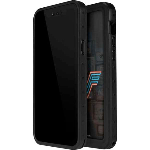 Wonder Woman 1984 (2020) Neon Logo iPhone 15 Plus Waterproof Case